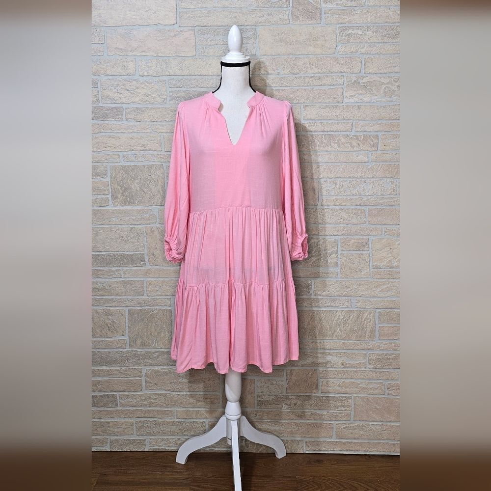 NWOT PETAL & PUP Pink Layered Dress